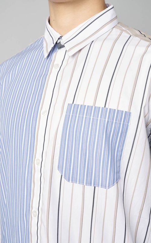 マルチストライプシャツ