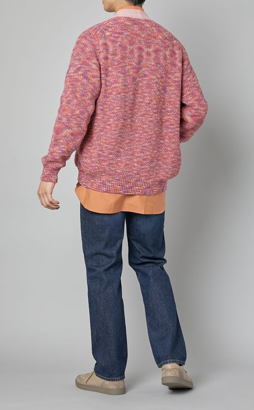 シルクコットンVネックカーディガン