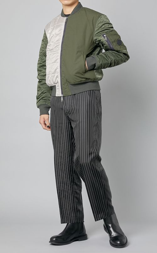 バイカラーMA-1ブルゾン