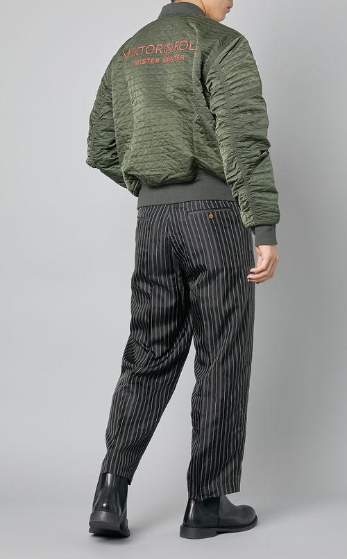 バイカラーMA-1ブルゾン