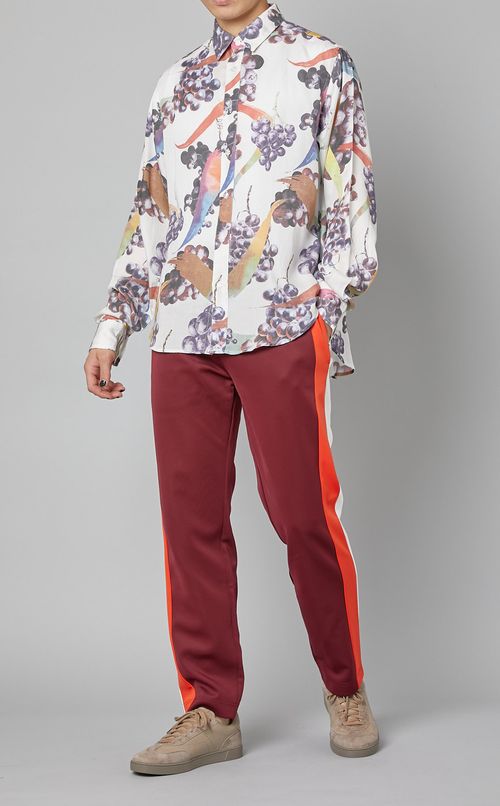 グレーププリントシャツ