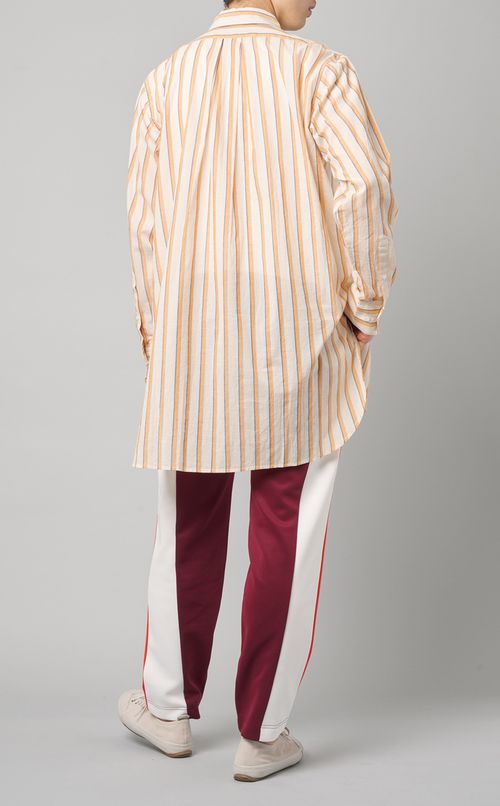 マルチストライププルオーバーシャツ