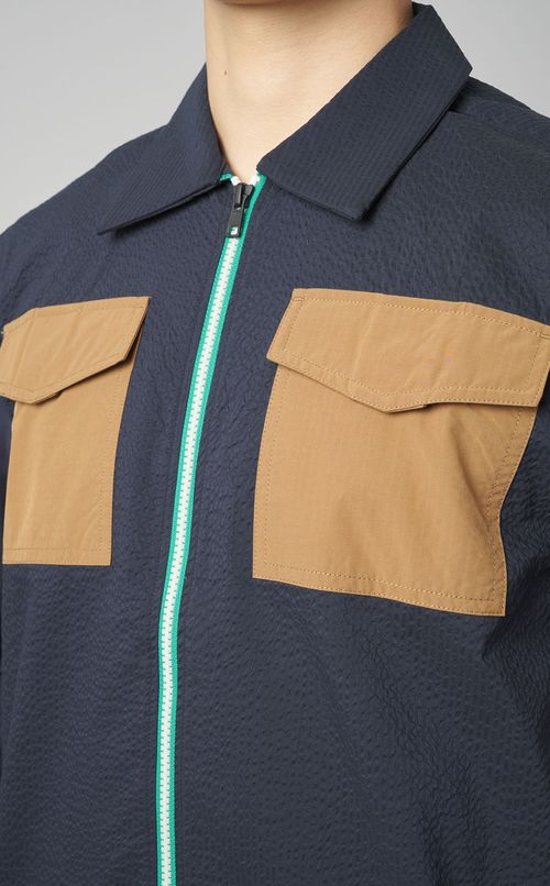 ダブルポケットシャツブルゾン