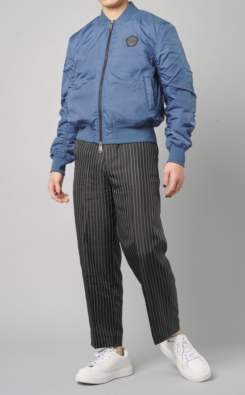 ラバーパッチブルゾン