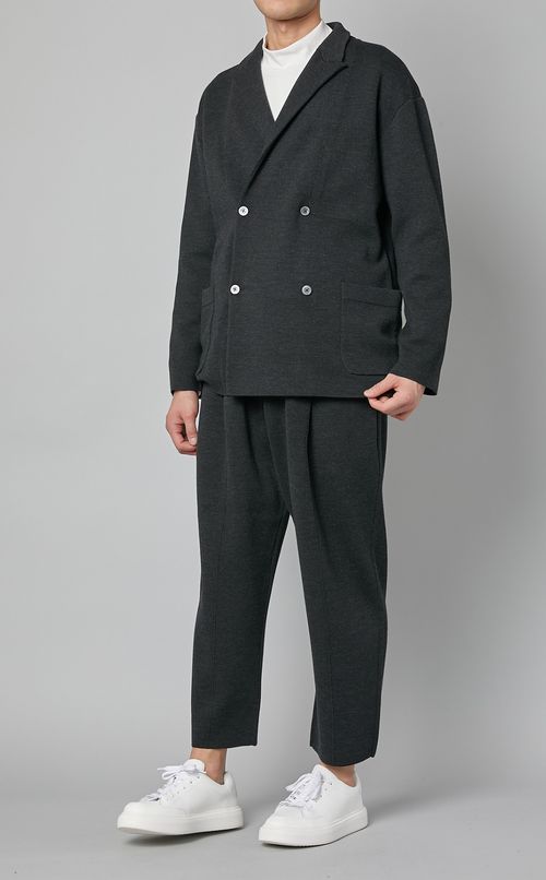 ウールミラノリブパンツ