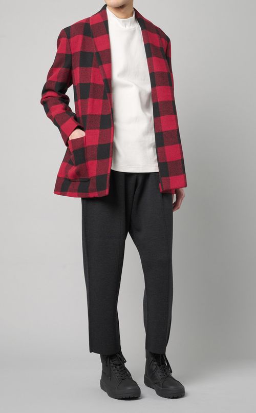 ウールミラノリブパンツ