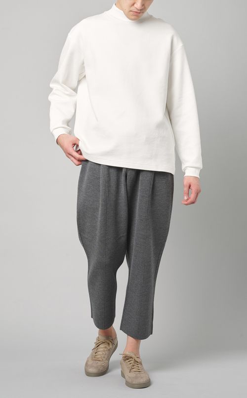 ウールミラノリブパンツ