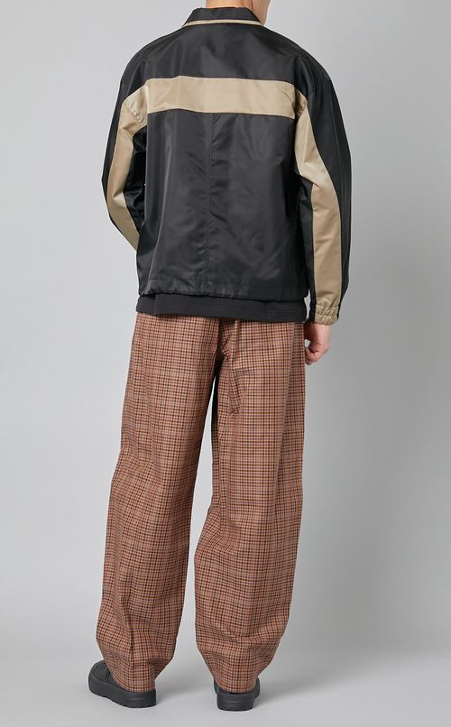 ナイロンカラーコーチジャケット