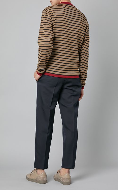 ボーダーカーディガン