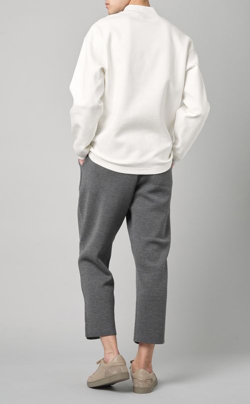 ウールミラノリブパンツ