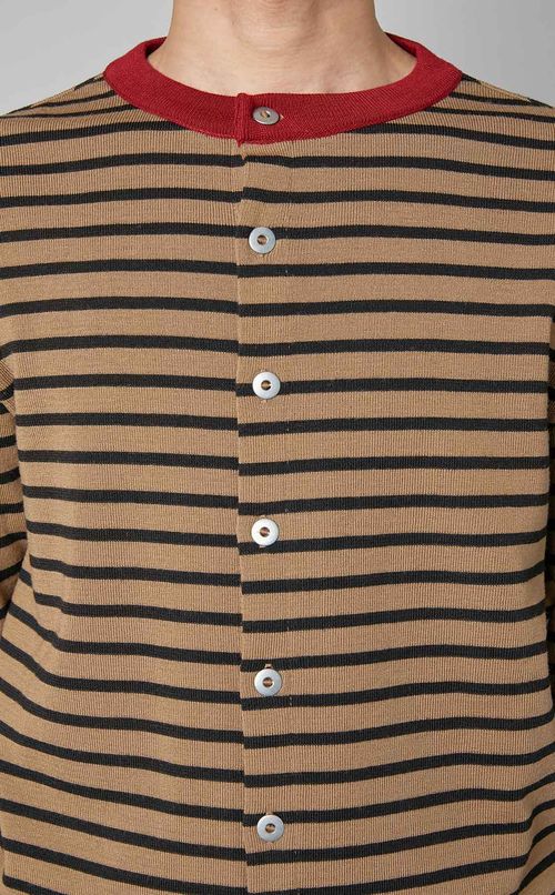 ボーダーカーディガン