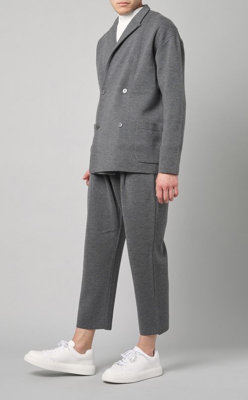 ウールミラノリブパンツ