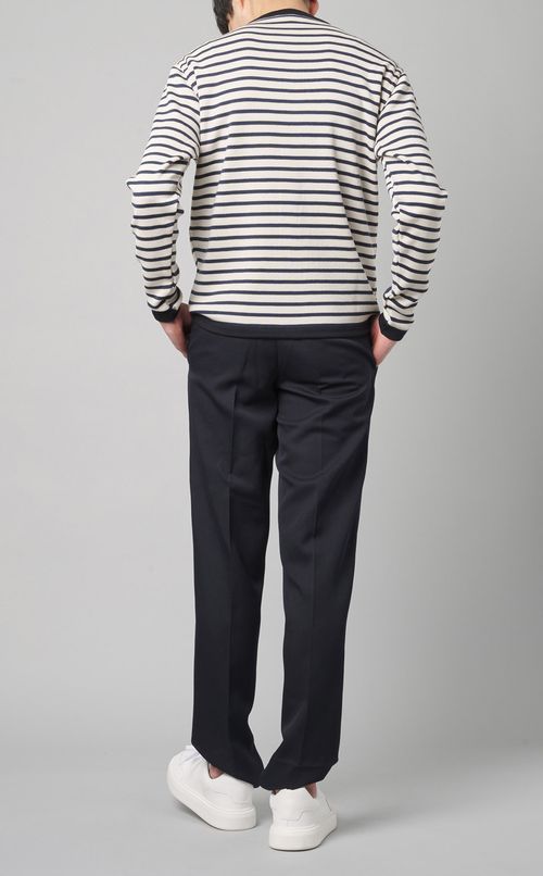 ボーダーカーディガン