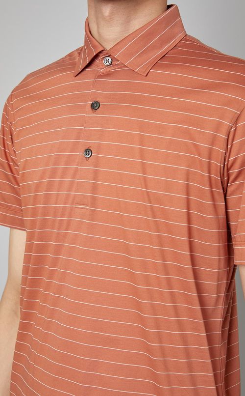 ボーダーポロシャツ