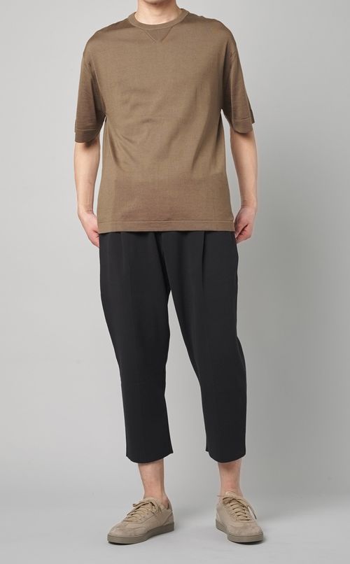 シルクコットンTシャツ