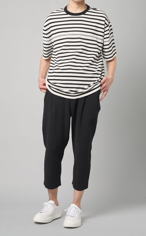 サマーコットンニットボーダーT