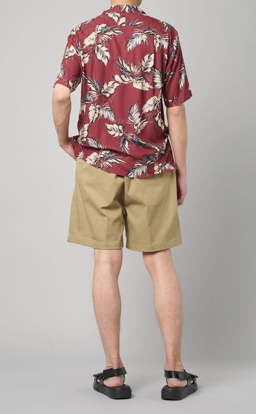 レーヨンプリントアロハシャツ