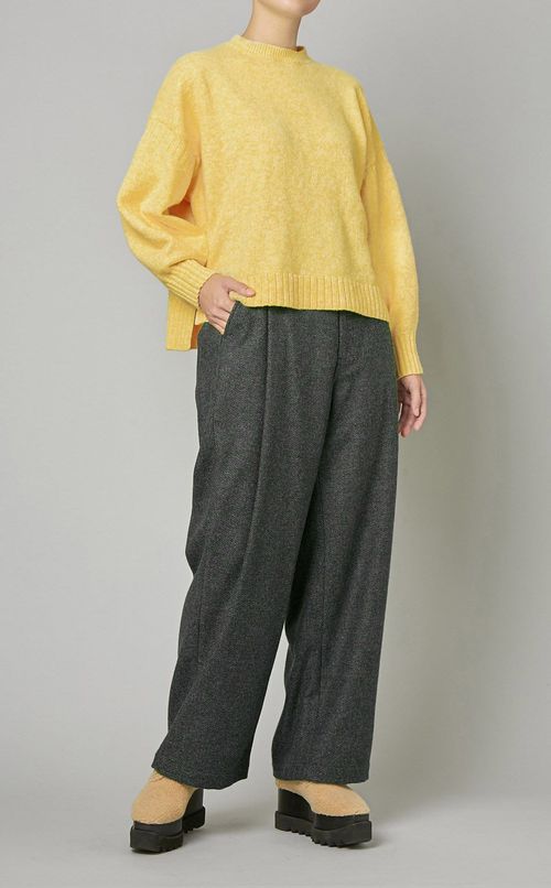 ベルテッドツイードパンツ
