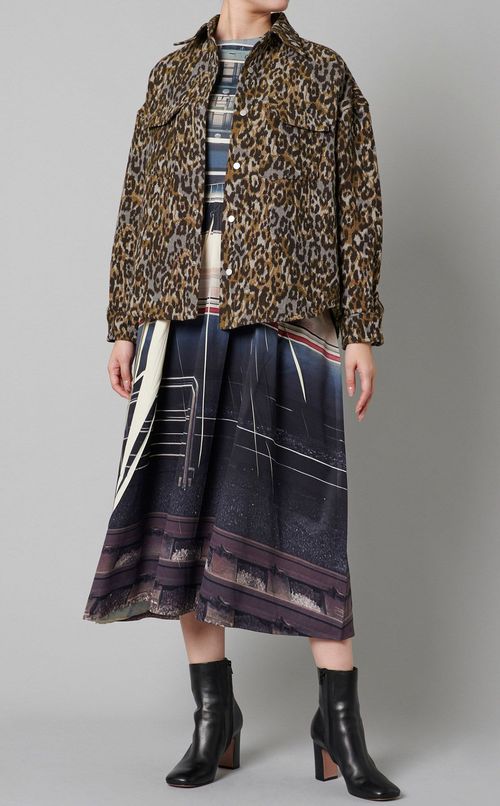 レオパードシャツブルゾン