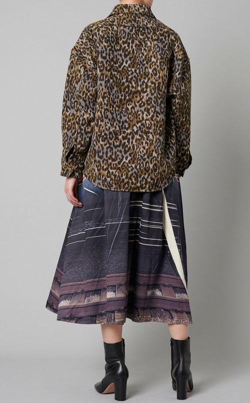 レオパードシャツブルゾン