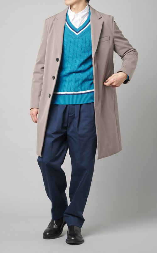 ナイロンポリウレタンチェスターコート