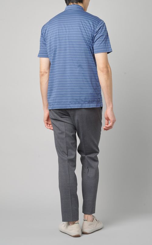 ボーダーポロシャツ