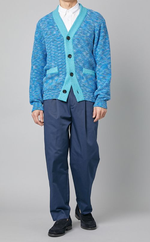 シルクコットンVネックカーディガン