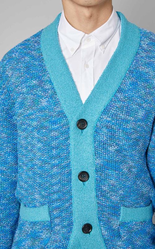 シルクコットンVネックカーディガン