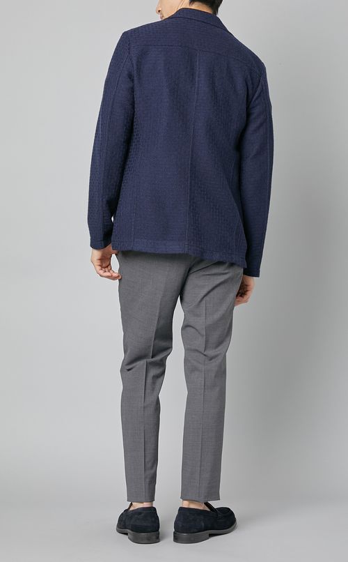 パターンジャガード2ボタンジャケット