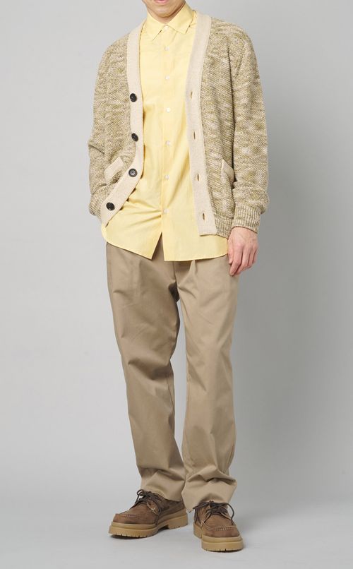 シルクコットンVネックカーディガン