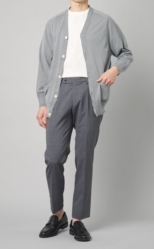 コットンサマーニットカーディガン