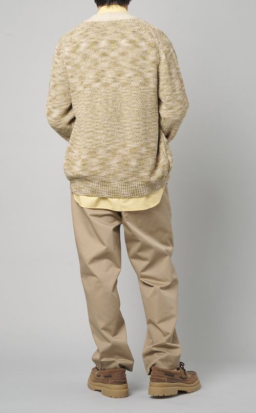 シルクコットンVネックカーディガン