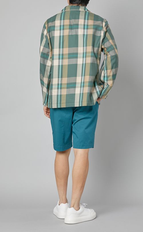 チェックバルカラージャケット