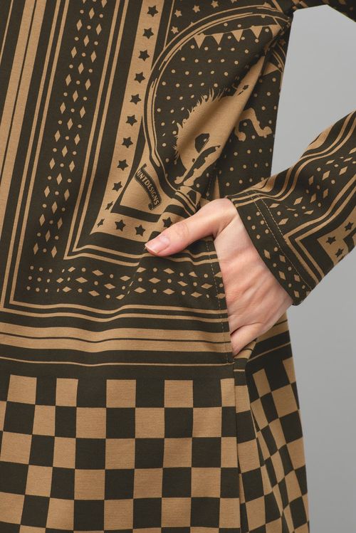 プリントカットソーワンピース