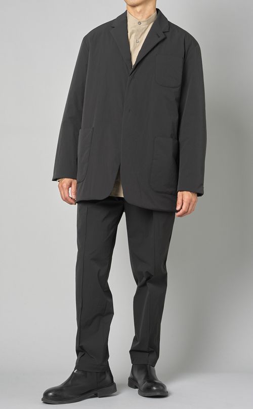 コットンタイプライターバンドシャツ