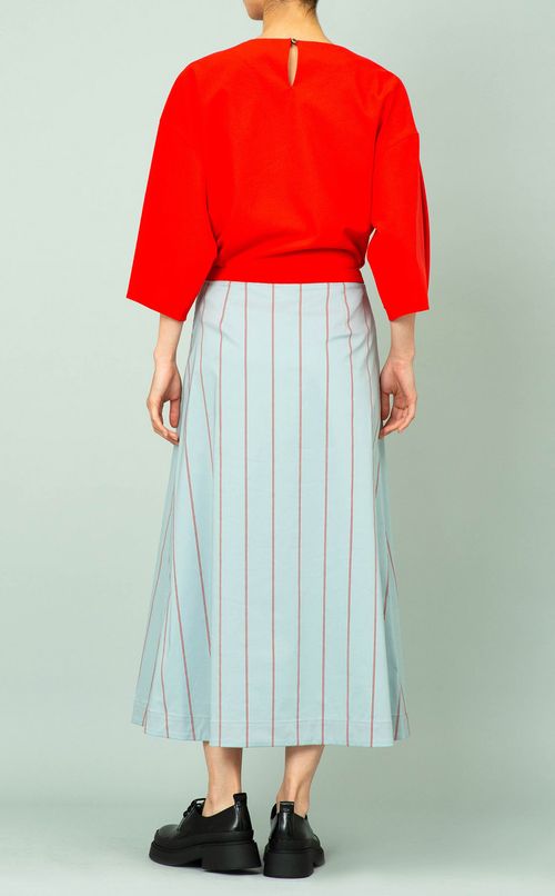 ストライプロングスカート