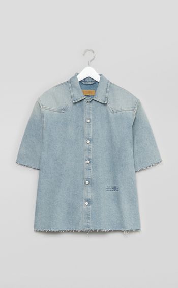 カットオフデニムシャツ