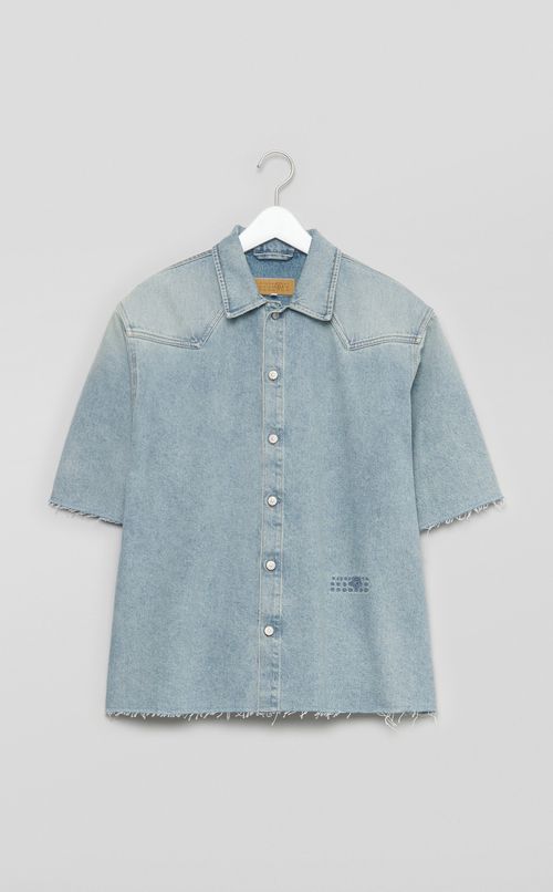 カットオフデニムシャツ