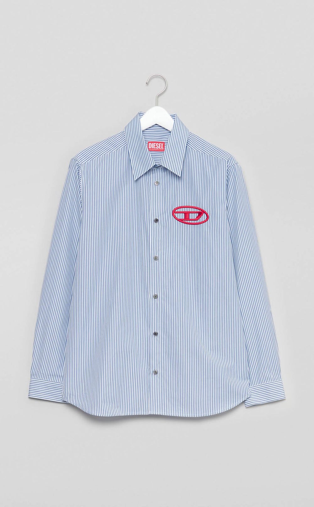 ストライプレギュラーカラーシャツ