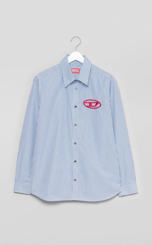 ストライプレギュラーカラーシャツ