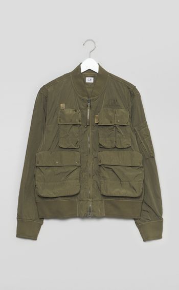 マルチポケットボンバージャケット