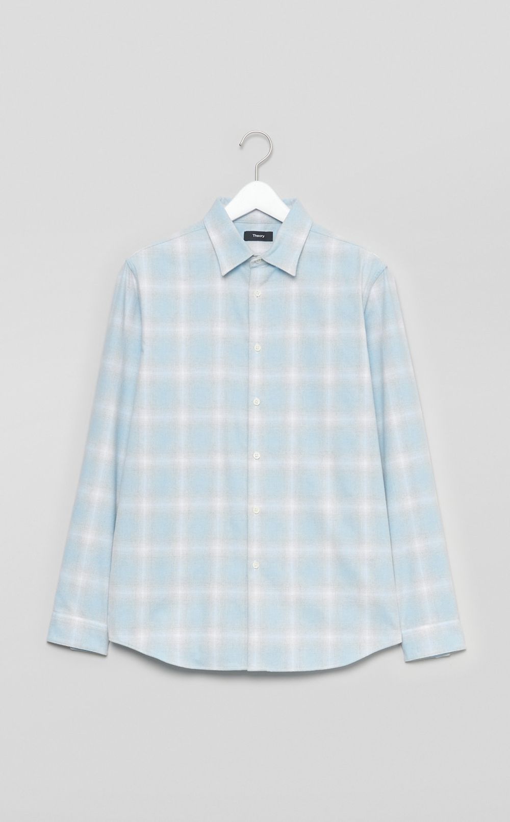 レギュラーカラーチェックシャツ