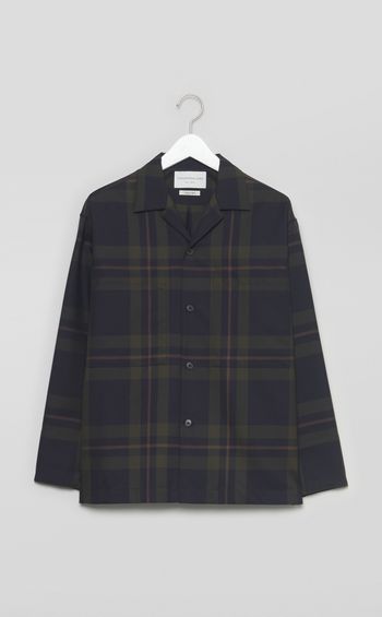 ロングスリーブオープンカラーシャツ