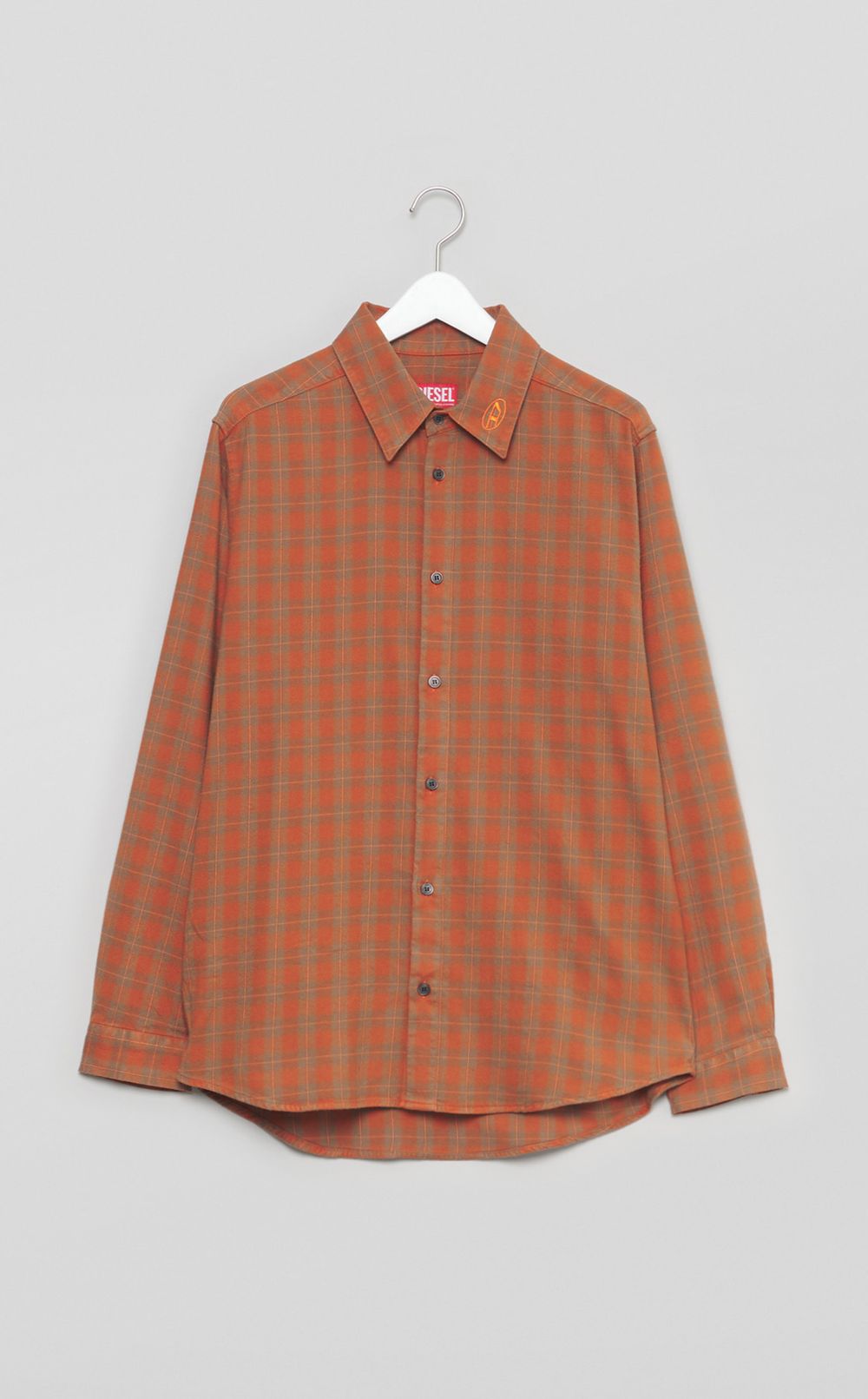 フランネルチェックレギュラーシャツ