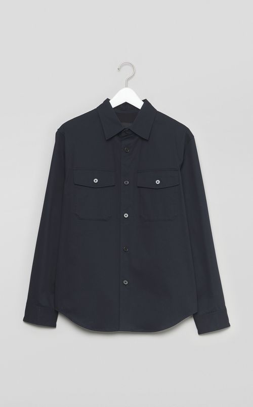 コットンツイルシャツジャケット