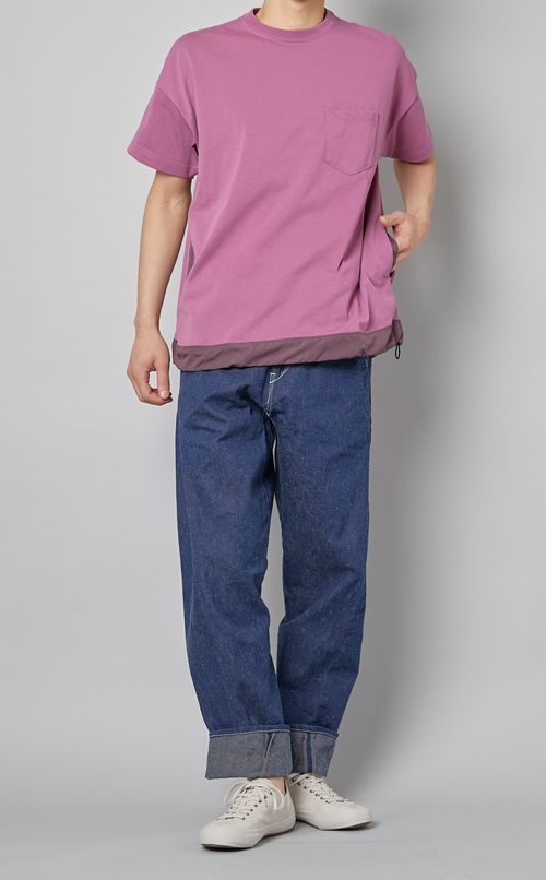 裾アジャスターポケットTシャツ