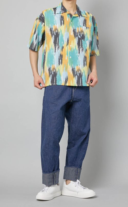 マルチプリント半袖シャツ