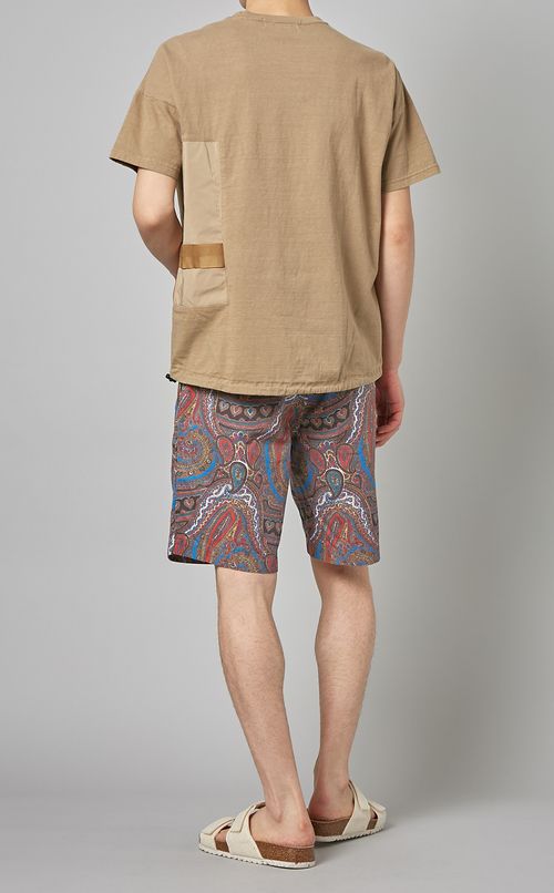 ペイズリープリントショーツ