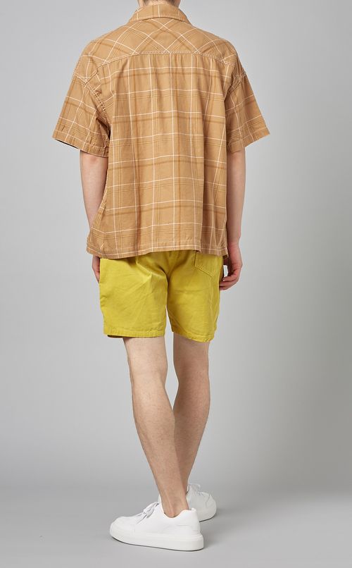 ライトオンスチェックオープン半袖シャツ