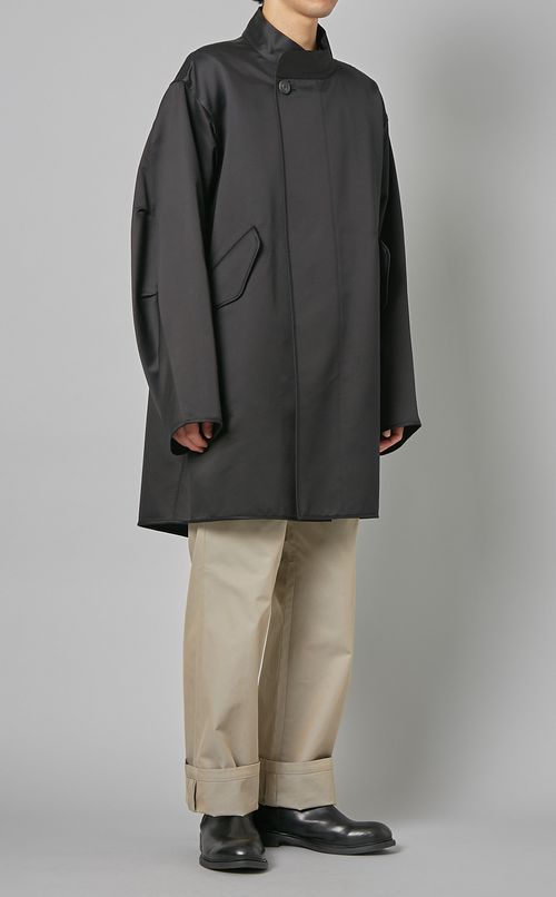 フィンクスサテンモッズコート